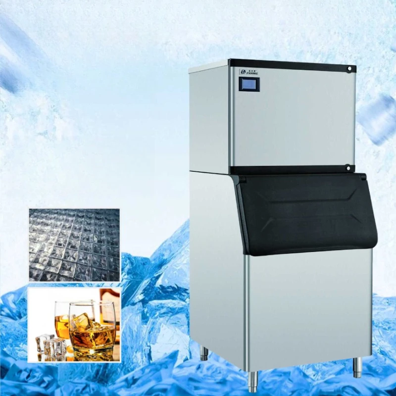 Fully Automatic Ice Maker Large-scale Ice Maker Split-type Bar Dedicated Commercial Furniture Macchina Del Ghiaccio ZYZBJ60