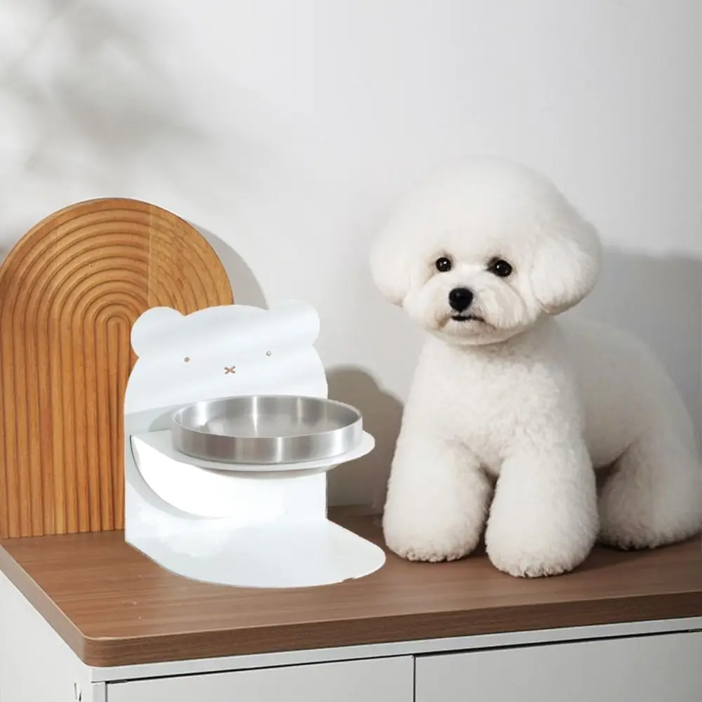 

Large Capacity Detachable Pet Bowl Cervical Protection Anti-Tip High Footed Bowl Magnetic Non-Slip Slanted Bowl Pet Feeding