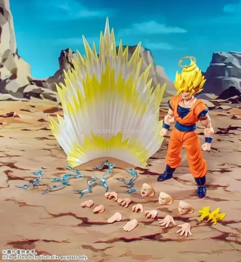 En Stock nuevo Dragon Ball Demon Fusion DF SHF SSJ2 Goku Majin Buster Super Saiyan Anime modelo juguete colección de figuras de acción regalo