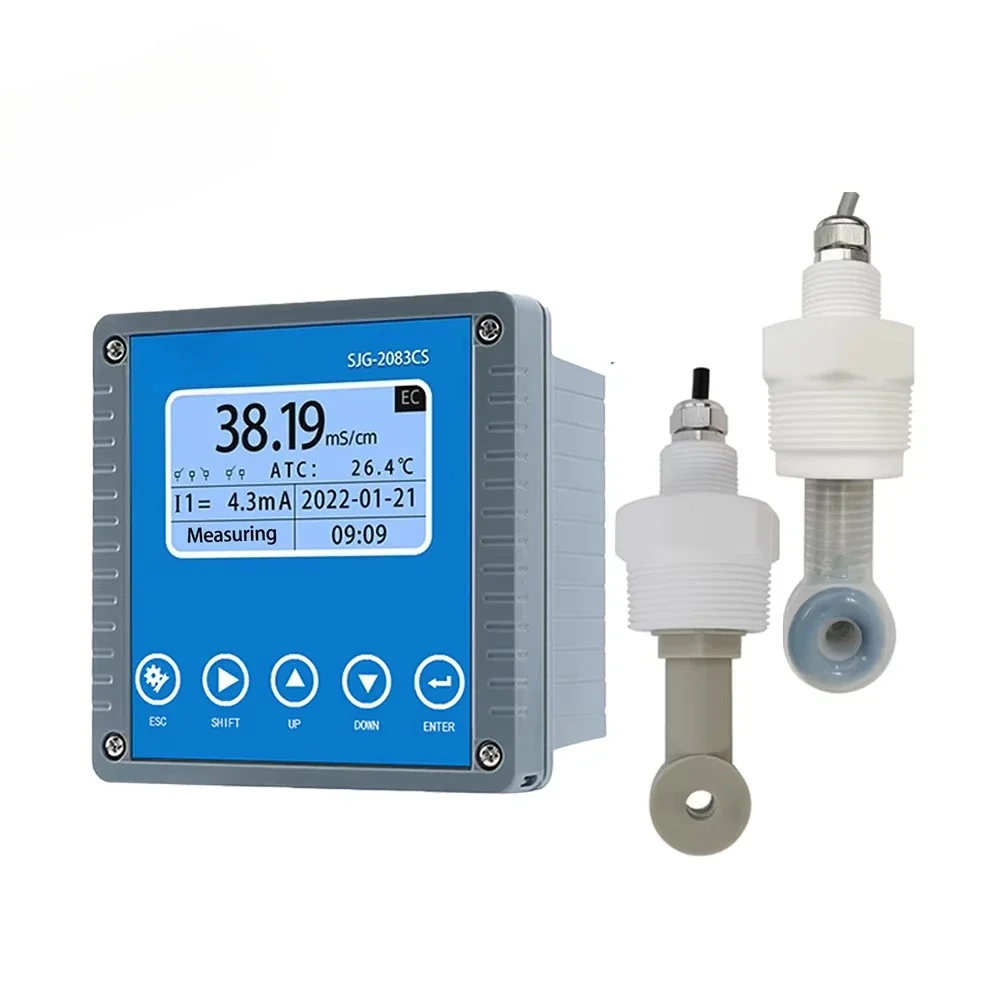 

Онлайн-измеритель концентрации кислот и щелочей SJG-2083CS с интерфейсом RS485, корпус из АБС-пластика, автоматическая система очистки