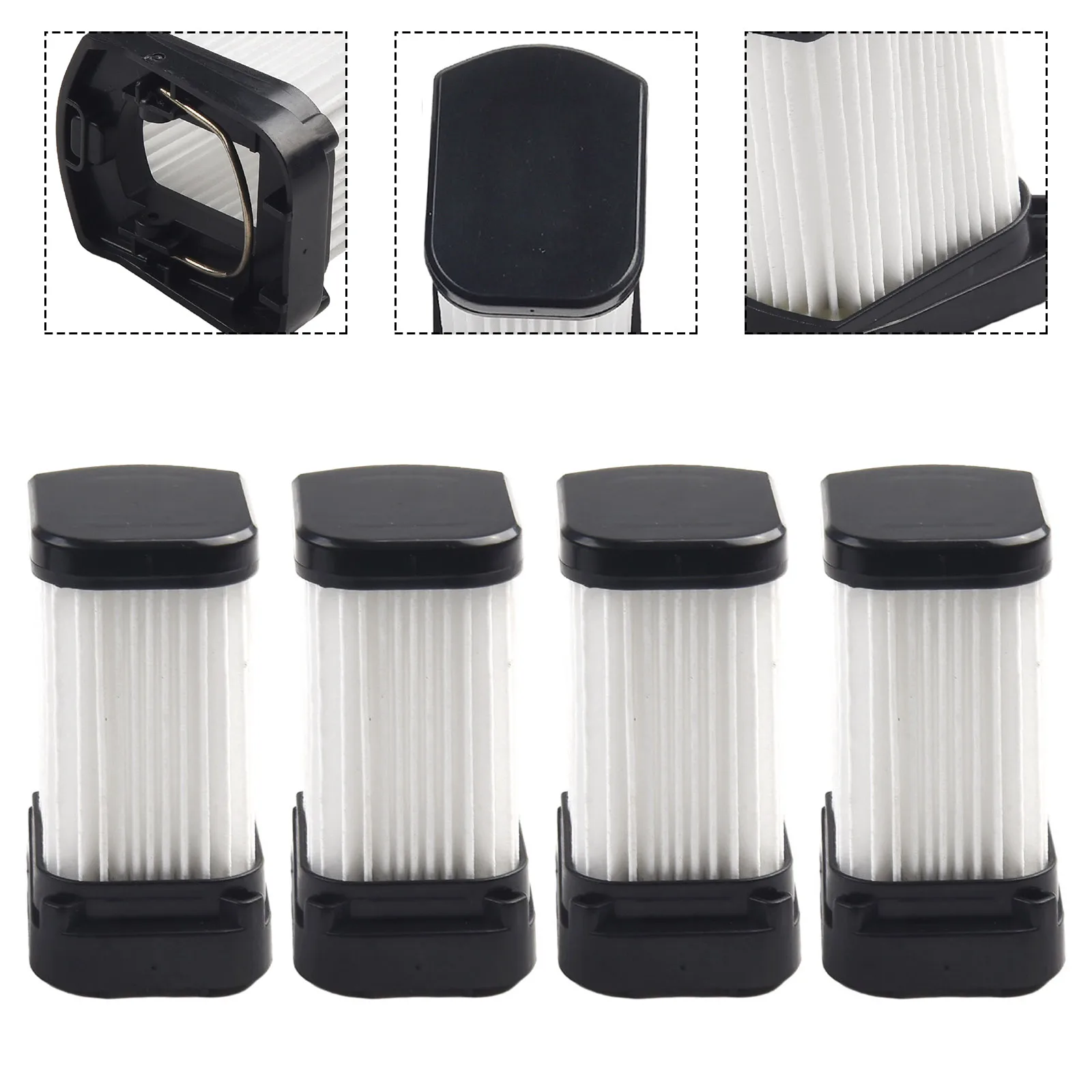 4pcs Filter For Shark  WV270 WV270UK WV273UKT WandVac 2.0 Cordless Handheld Vacuum Cleaner Replacement Accessories