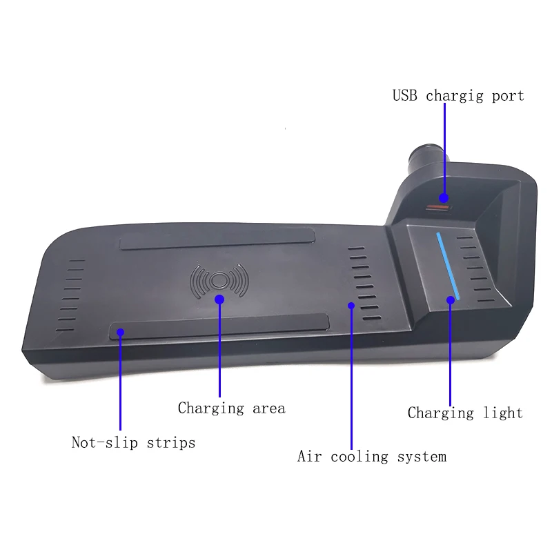 Auto drahtlose ladegerät für Audi A3 8V S3 2014-2020 15W schnelle telefon ladegerät lade pad panel telefon halter zubehör