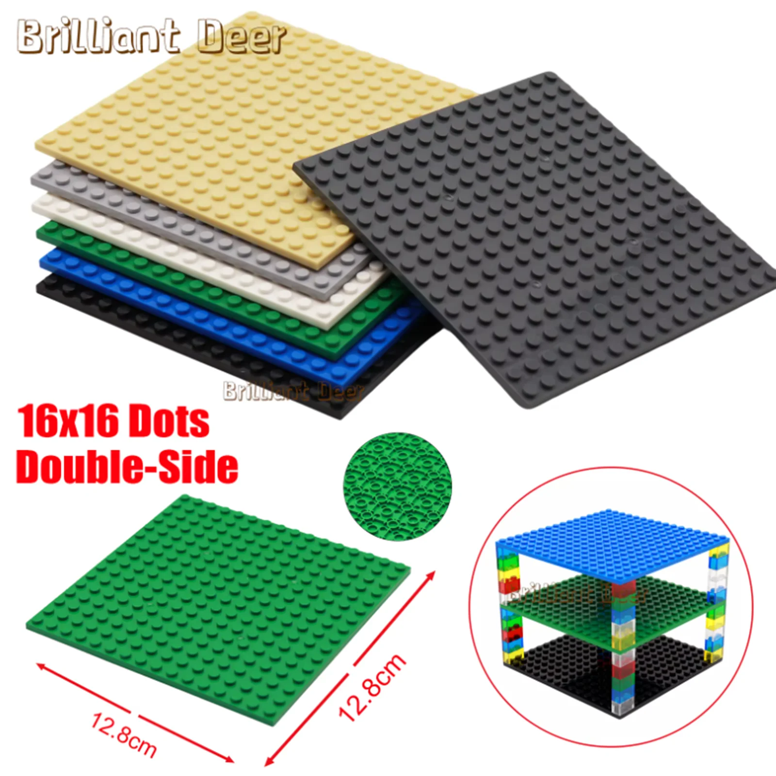 20 Stück 3958 Kleine Grundplatte 6x6 Punkte Moc Kreative DIY Bausteine Ziegel zum Zusammenbauen Konstruktionsspielzeug für Hobbyisten – Detail 16