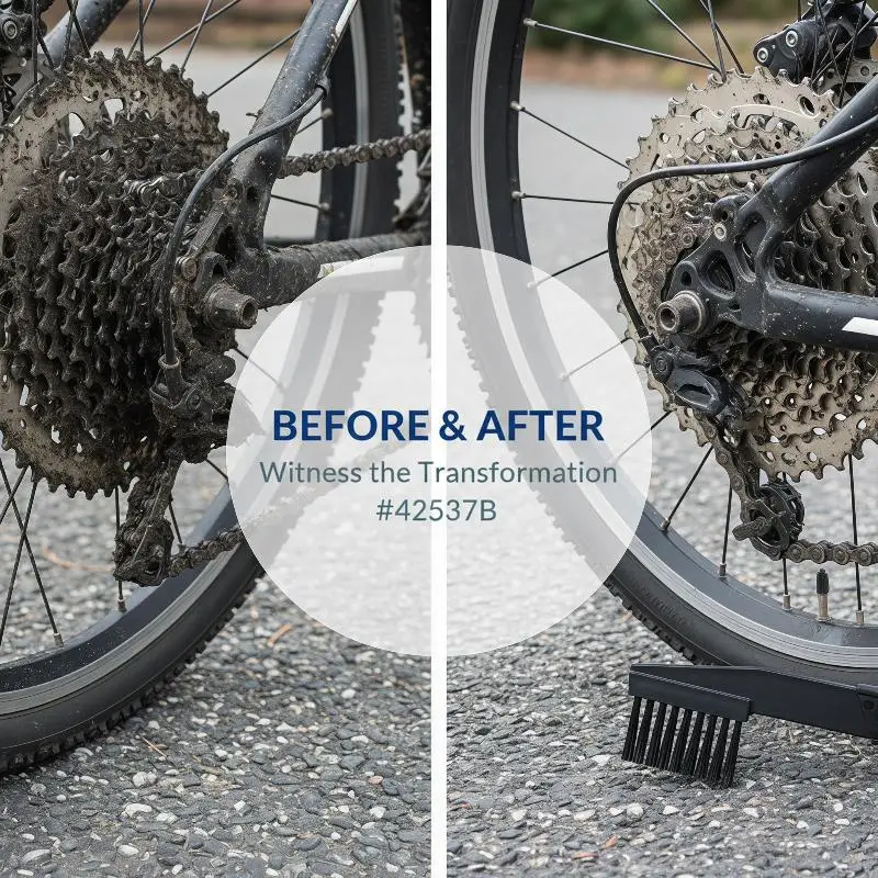 Fahrradketten-Reinigungsset 1/2/3/4-teilig Hocheffiziente Bürsten und Schaber für schnelle Fahrradkettenreinigung – Detail 7