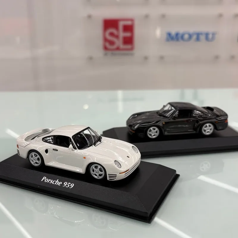 Nieuw Op Voorraad Minichamps 1:43 Porsche 959 1987, Legering Model Auto Miniatuur Diecast Porsche Ornamenten Custom Speelgoed Kids Gift