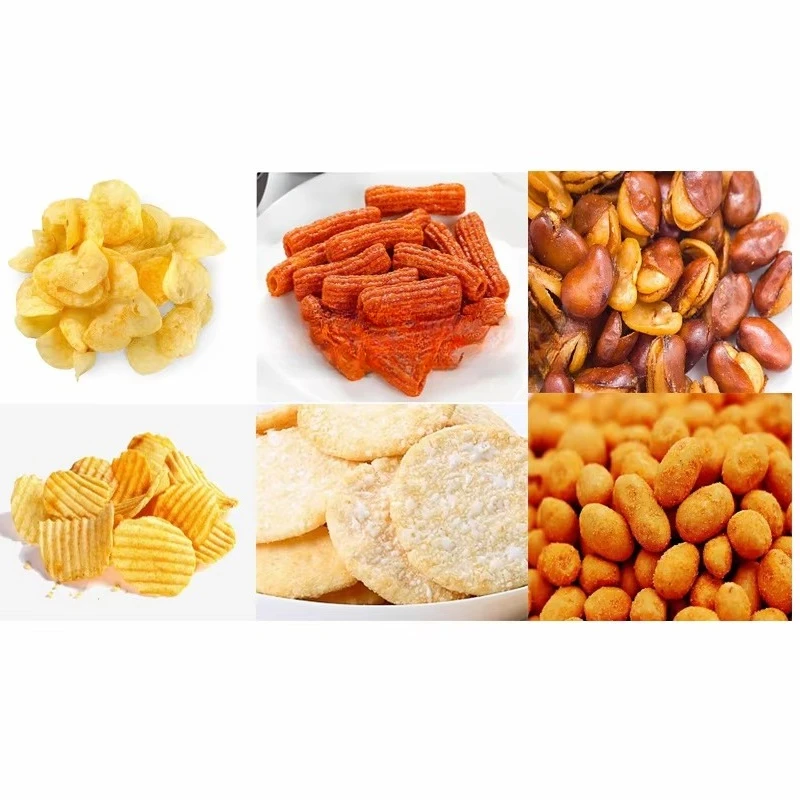 Octagonal Peanut Flavoring Coating Machine Fried Food Potato Chips Snacks Seasoning Machine Pet Food Fish Feed Mixing Machine