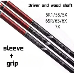 Golf club shaft tou d VF 5/6/7 S/SR/R/X  graphite shaft screwdriver and wooden shaft free assembly sleeve and grip