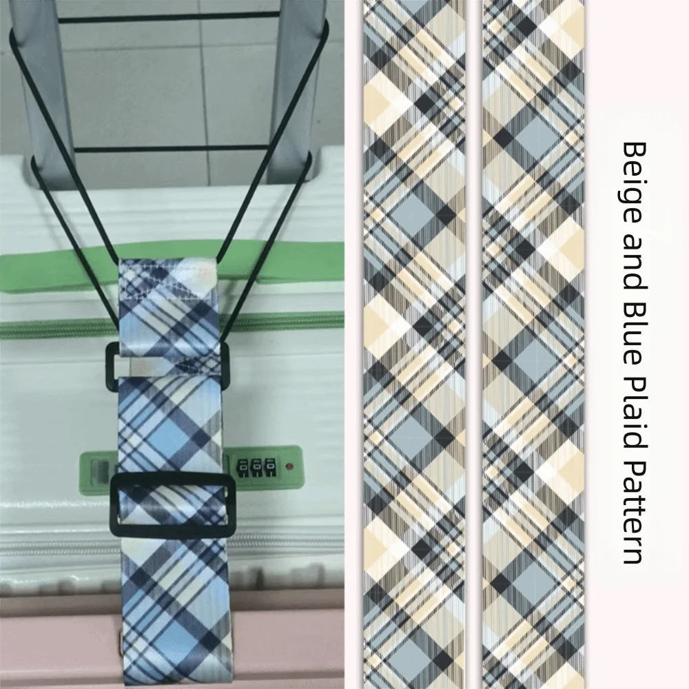 High Quality Elastic Luggage Strap Adjustable Design Portable Baggage Bungee Multi-Purpose Suitcase Belt Luggage Security