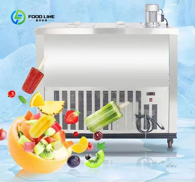 Customized Shapes Popsicle Machine High Capacity Ice Lolly Making Machine CE Certified Ice Stick Popsicle Machine