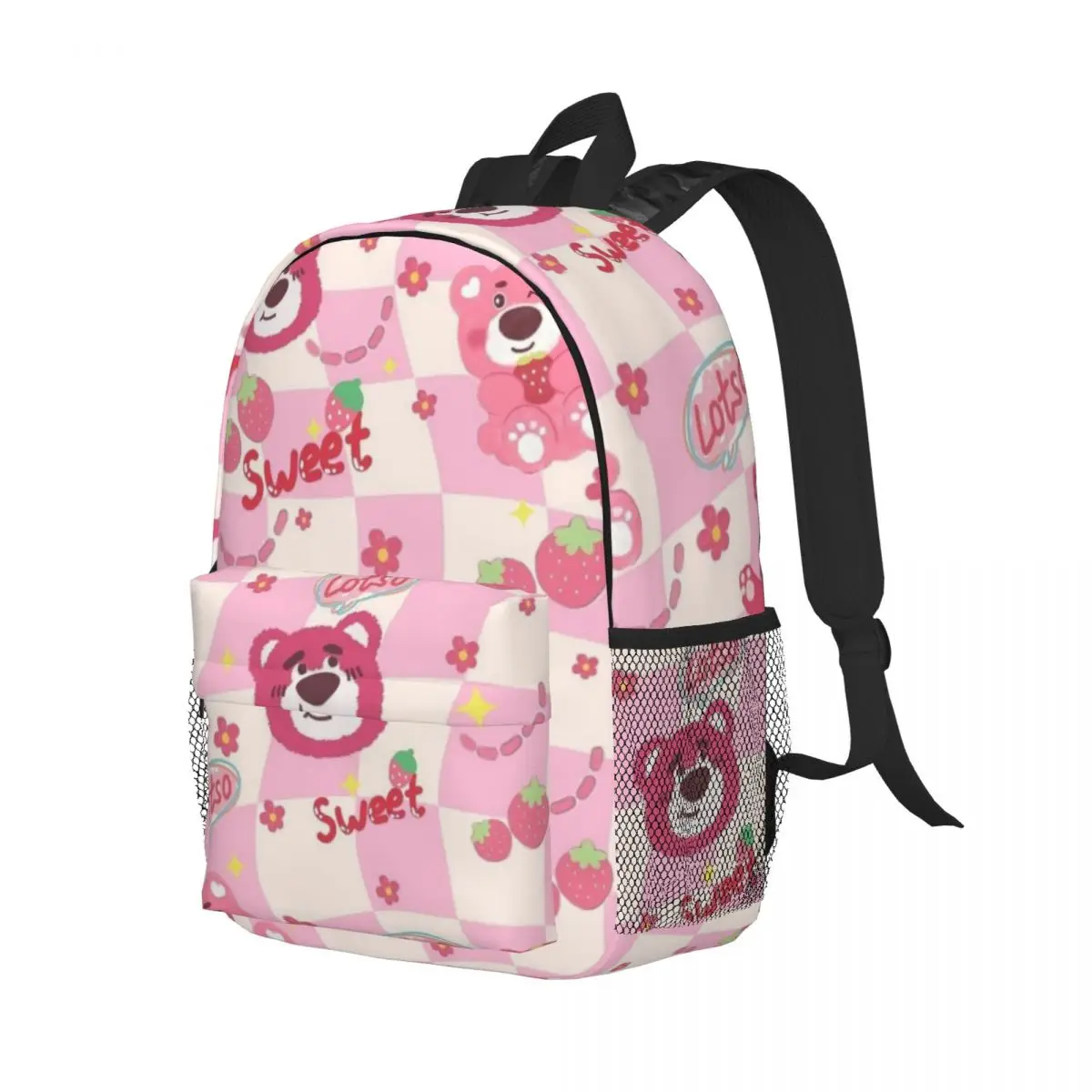 Lotso-mochila leve impermeável para meninos e meninas, grande capacidade, estudante, 15 Polegada