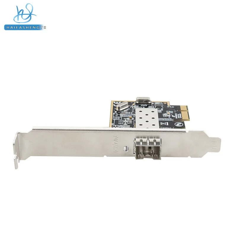 DIEWU PCIe 100M Optical Fiber Network Card Desktop High-speed Stable SFP Interface Optical Fiber Network Card