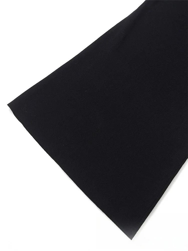 KONDALA Sexy Chic Women Dress Black Solid Cami Sleeveless Mini Vestidos New Fashion 2025 Autumn Party Short Sheath Dress