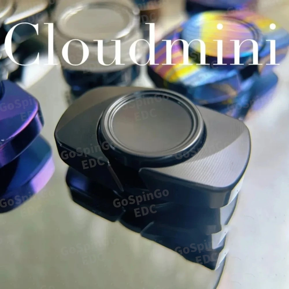 Twedec cloudmini fidget spinner zircônio manuseio sentir duas lâminas fidget spinner ansiedade alívio gadgets