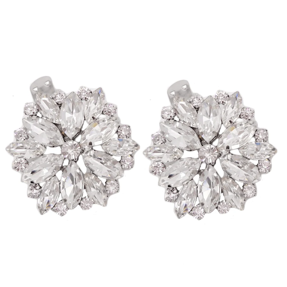 

Rhinestone Shoe Clips Crystal Decoration Women Delicate Accessories Wedding Party Graduation Anniversary Valentines Day Birthday