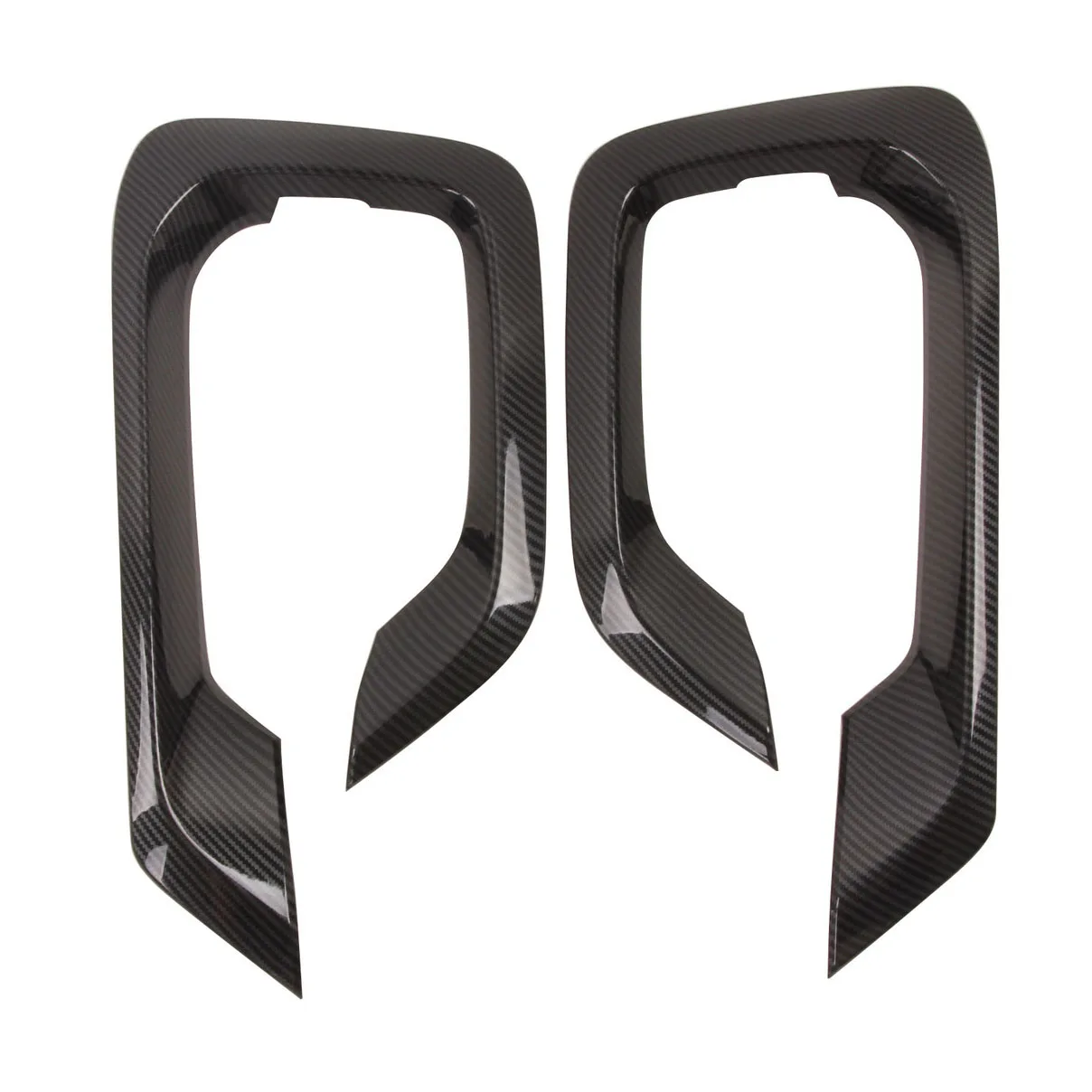 

Car Carbon Look Front Fog Light Lamp Cover Trim Protect Frame for Hyundai Grand Starex H-1 I800 2018-2020 Car