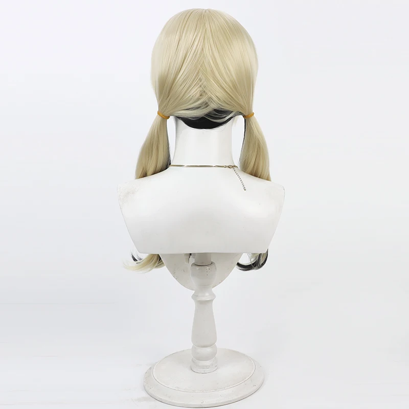 NIJISANJI Virtual YouTube Kurumi Usa Cos Cosplay Wig Halloween Carnival Party Prop Synthetic Hair Heat Resistant Fiber + Wig Cap