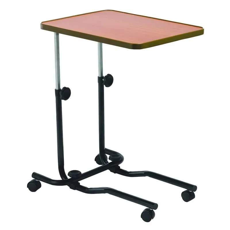 أثاث مستشفى متحرك قابل للتعديل فوق طاولة السرير #3