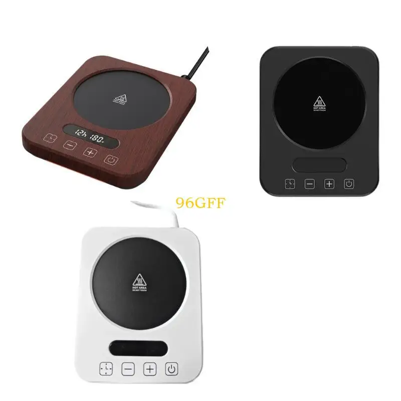 96GF 220V Coffee Mug Warmer Electric Cup Warmer Drink Warmer 80°C Constant Temperature Warmer for Heating Coffee Milk