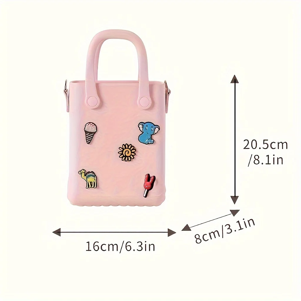 Eva Beach Bag Charm Bogg Bag Accessories Handbag DIY Buckle Cartoon Cute Assorted Charm