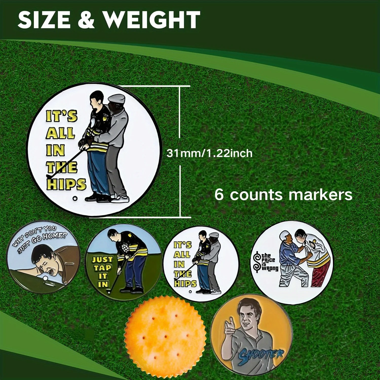 Thumbnail 4 - #36 Trending Golf Ball Markers Right Now