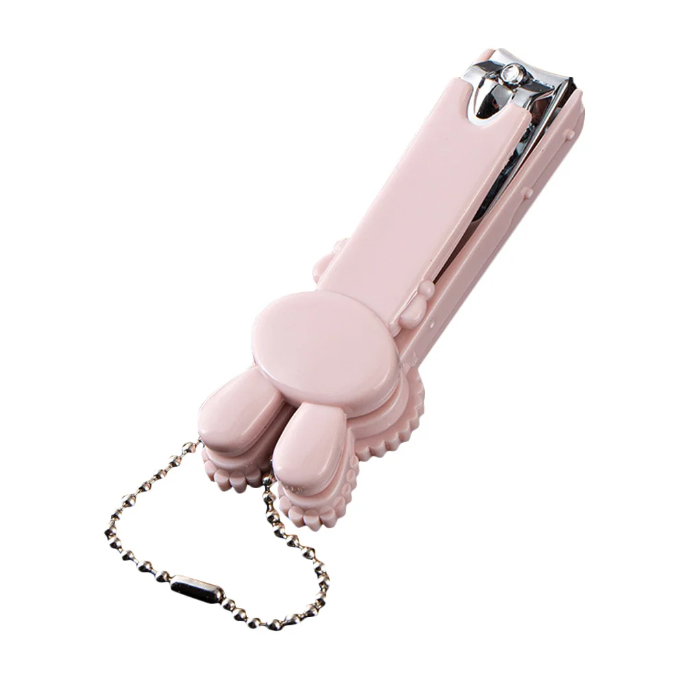 ماكينة قص الأظافر الكرتونية المحمولة، ماكينة تشذيب صغيرة حادة للغاية لأظافر القدم، ماكينة أمان مدمجة للاستخدام العائلي أثناء السفر