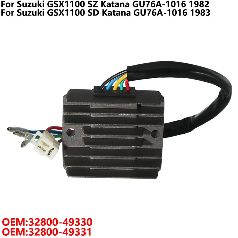 

Motorcycle Voltage Regulator Rectifier For Suzuki 32800-49330 32800-49331 GSX1100 SZ 1982 SD 1983 Katana GU76A-1016
