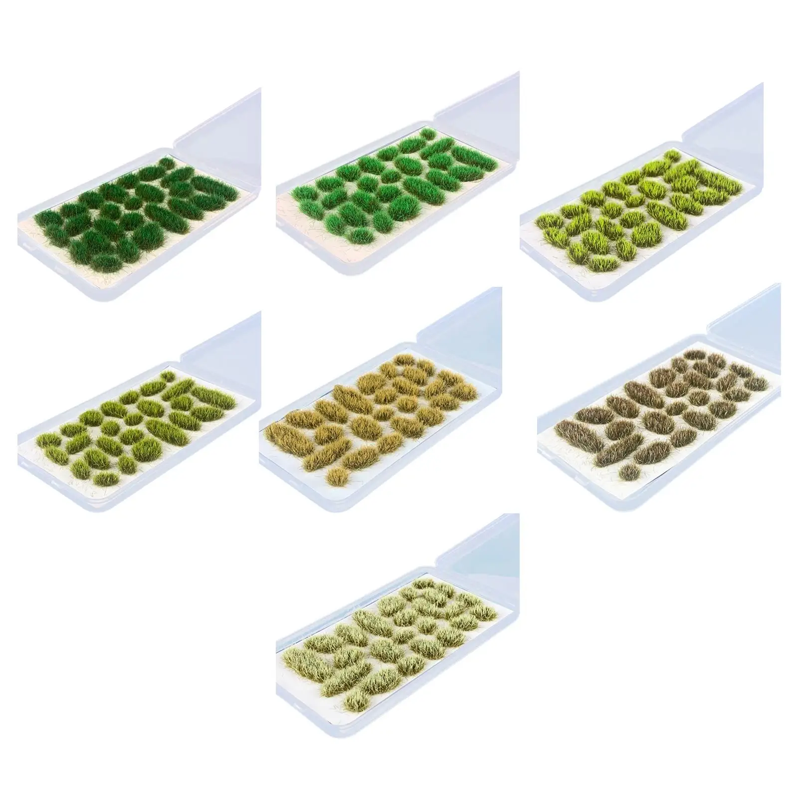 25Pcs Cluster Grass Dioramas Scenery Decor for Architecture Building Layout