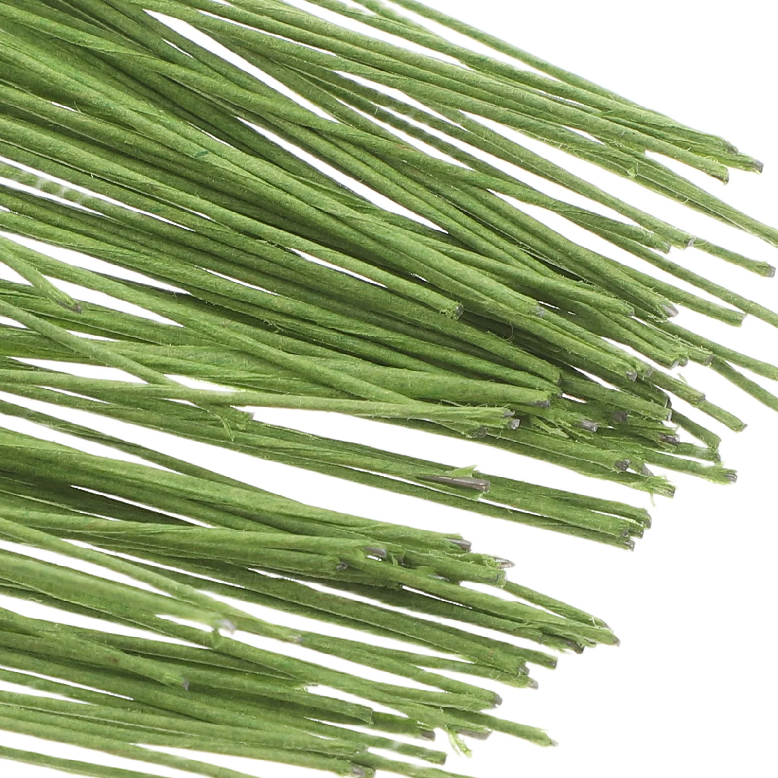 200 قطعة سلك جذع الورد الورقي 40 سنتيمتر الأخضر المرن الأزهار الجذعية Diy بها بنفسك لوازم الحرفية ل اكاليل الزهور باقات التيجان الديكور الأزهار #3