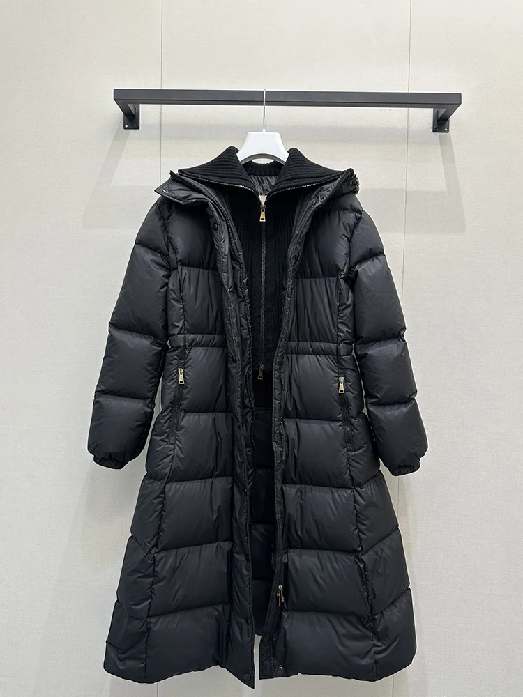 SVORYXIU 2025 New style Winter Down jacket Women's Fashion White Casual Style Long Style