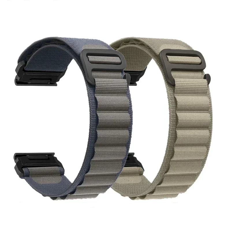 22mm 26mm Nylon Quick Fit Strap for Garmin Fenix 7X 8 7 Pro Fenix 6X 6 5X 5Plus Tactix 7 Forerunner 965 955 Enduro 3 2 Loop Band