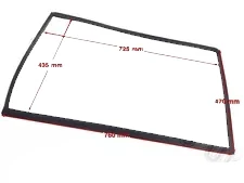 20.02.552P RATIONAL COMBI OVEN STEAM DOOR GASKET SCC 101 RUBBER SEAL 2002552P