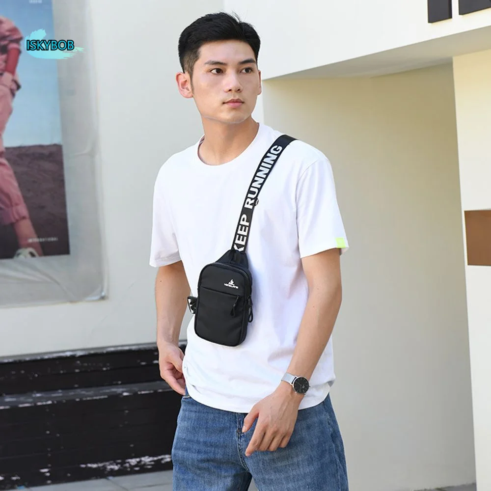 Square Bag Small Chest Bag Waterproof Nylon Mini Fashion Shoulder Bag Crossbody Eight Colors Female Messenger Bag Men