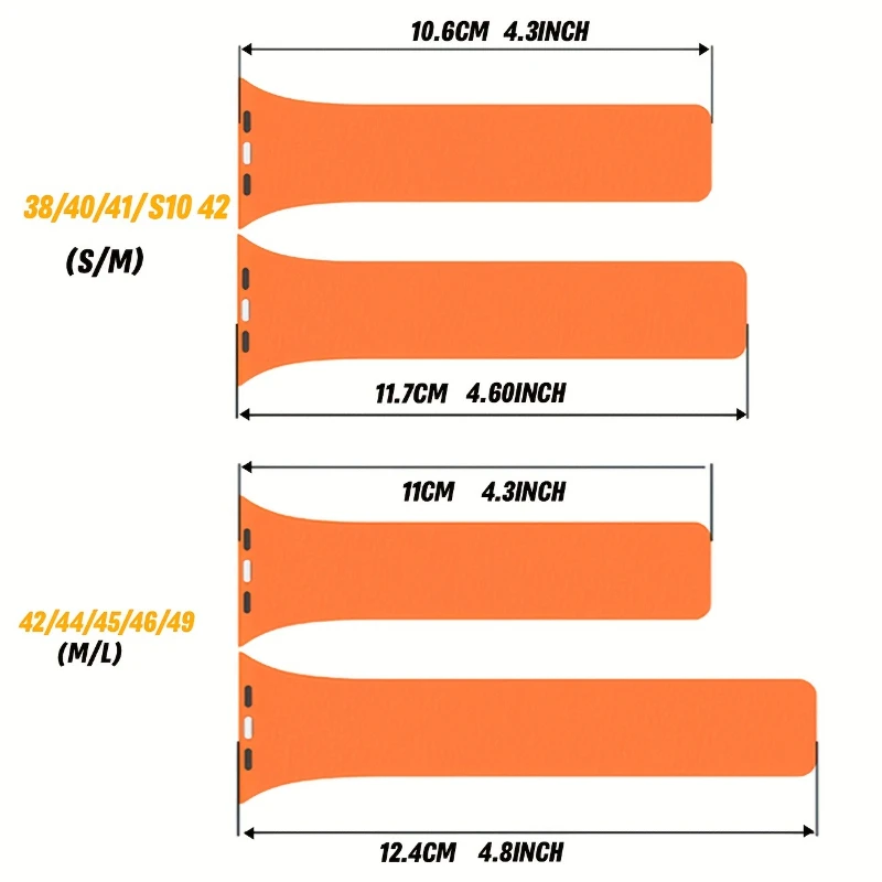 Apple Watch 11 10用シリコンストラップ バンド 46/42mm 44 40 38 41 45mm マグネット式ブレスレット iWatchシリーズ SE 9 8 7 6 5 4 Ultra 2 49mm対応