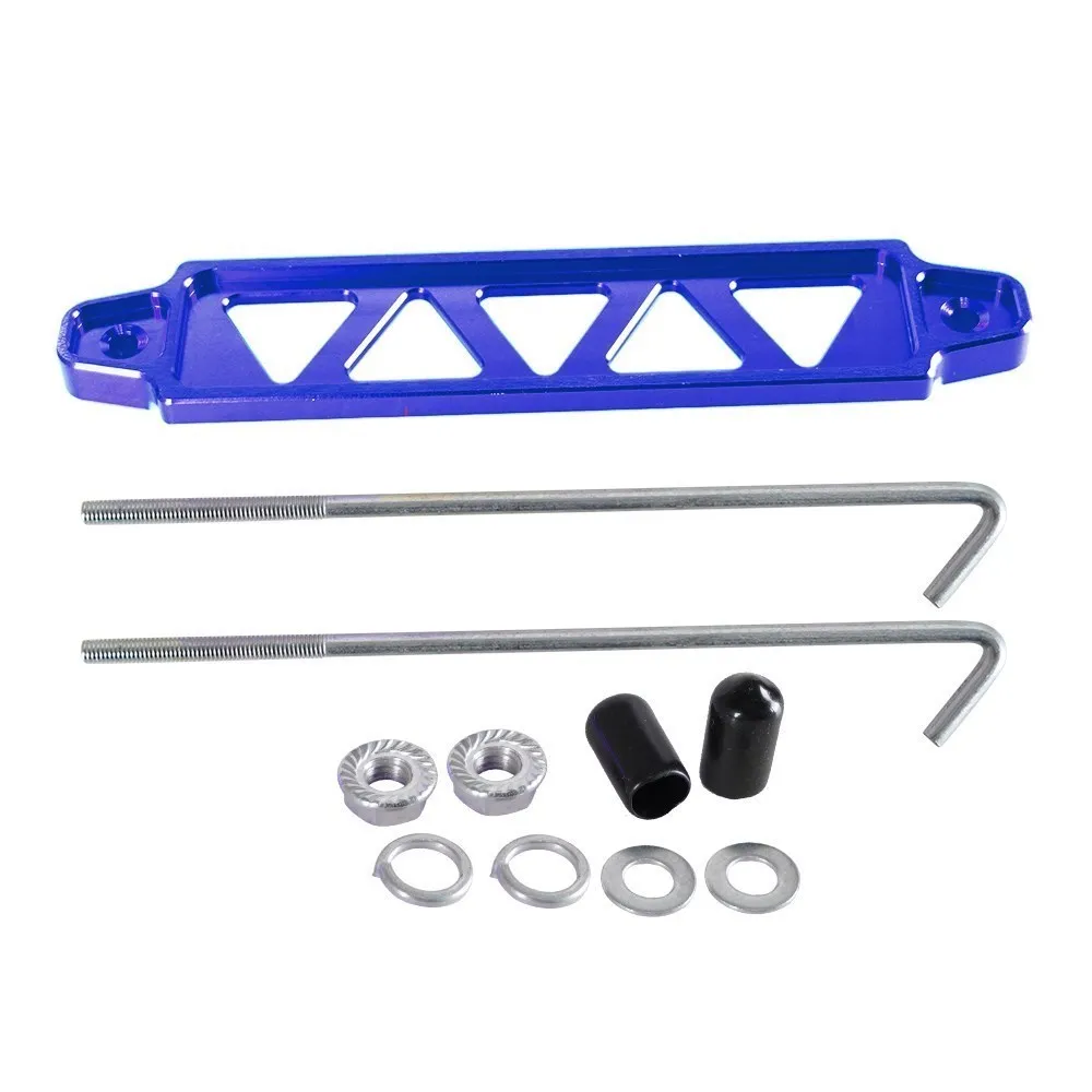 Universal Aluminium Auto Batterie Binden Halter Halterung Klammer Bar für Honda Civic EK ZB Auto Racing Zubehör BT-1006 – Detail 7