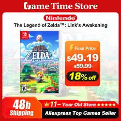 The Legend of Zelda Link's Awakening Nintendo Switch Game Deals 100% tarjeta de juego física Original, género de aventura para Switch OLED