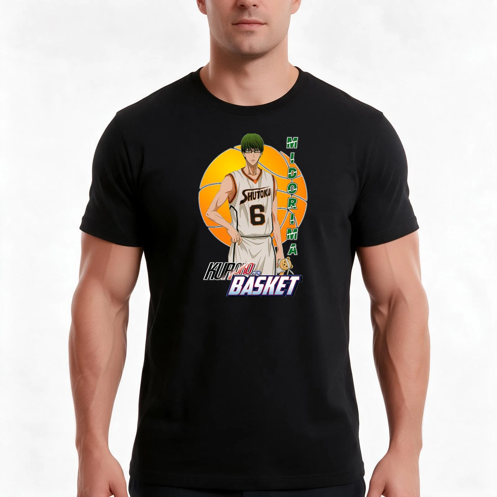 Kuroko No Basket T-Shirt, Summer Casual Cotton Tee, Oversized Streetwear Tops, Vintage Graphic Print, Loose Fit Short Sleeve