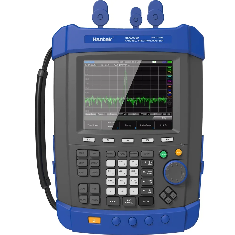 Mini Digital Spectrum Analyzer HSA2030B Optimal Sensitivity -161dB 9KHz~3GHz AC Coupled 5M~3GHz TG Frequency Spectrograph