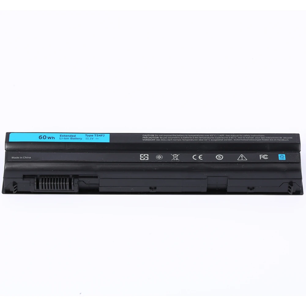 Batterie d'ordinateur portable pour Dell Latitude, 60WH, 11.1V, T54FJ, E5420, E5430, E6120, E5520, M5Y0X, E5530, E6420, E6420, E6430, E6520, 8858x