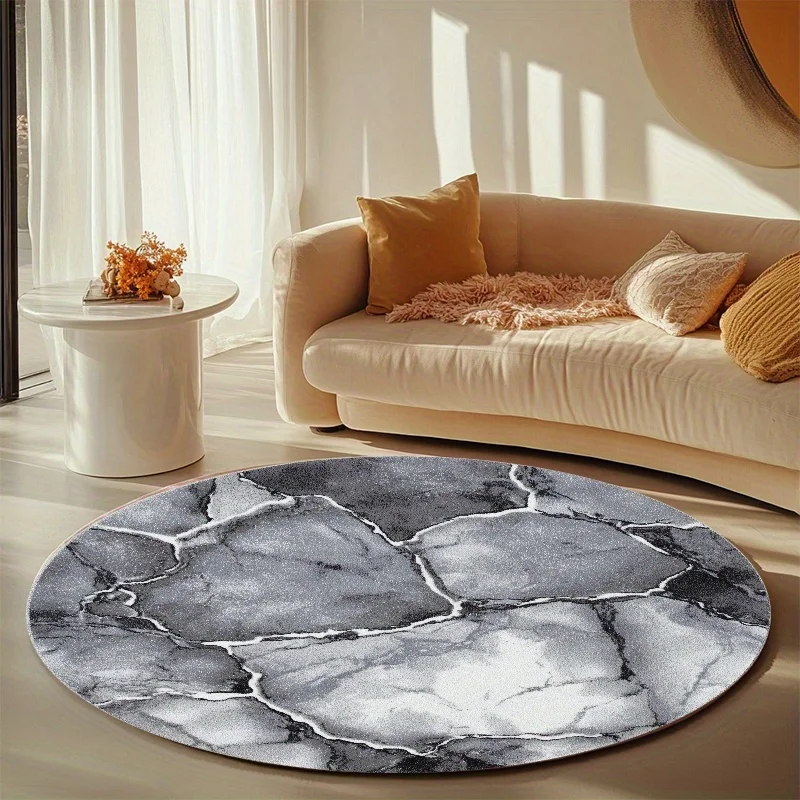 Vintage Abstract Stone Texture Graphic Floor Carpet Durable Entrance Rug For Coffee Shop Office Store Front Entry