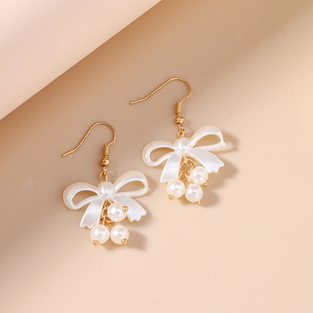 Aihua Koreanische Harz-Ohrringe mit Schleife und Erdbeere für Frauen und Kinder, Simulierte Frucht-Hängeohrringe, Geburtstags-Schmuck-Accessoires – Detail 11
