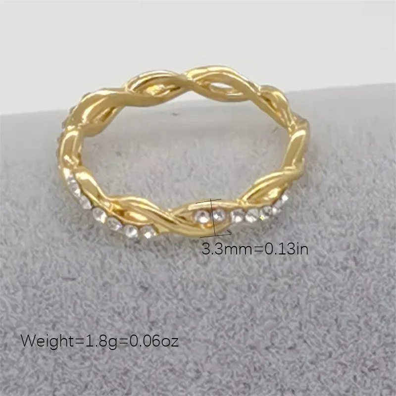 Longhe Jewelry European and American Hot Selling Twist Ring Aliexpress Hot Style Ring Ring Cross-border Special Supply