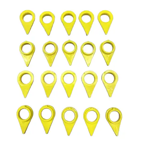휠 너트 표시기 링 유형 느슨한 SW17 PU 20Pcs 17/18mm 너트 자동차 액세서리