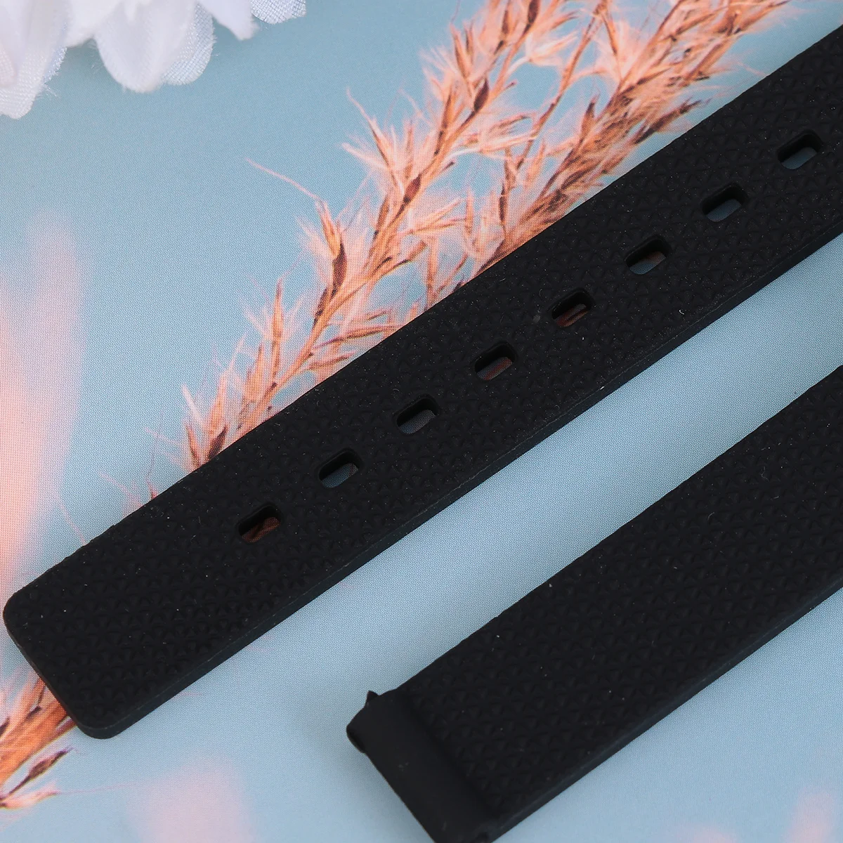 

16Mm Silicone Band for Watch Waterproof Replacement Strap Universal Fit Adjustable Comfort for Active Lifestyle