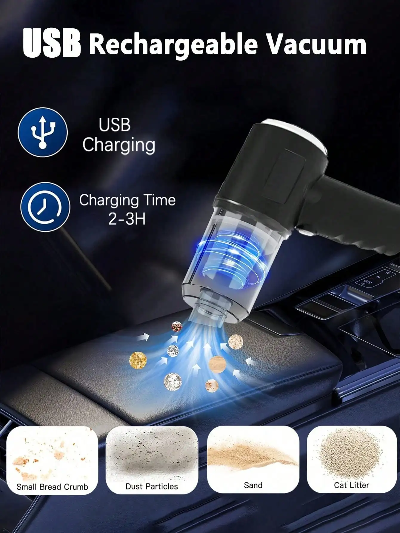 Multifunctional Cordless Handheld Vacuum Cleaner With Multiple… — view 7