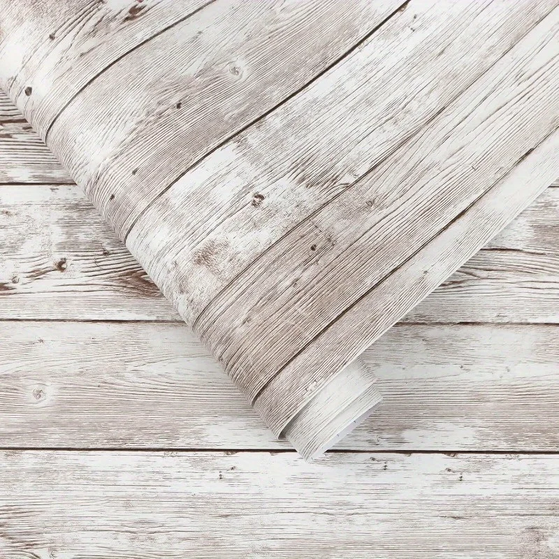 

1-рулонная контактная бумага для снятия и наклеивания — водонепроницаемые съемные самоклеящиеся обои под дерево для шкафов, столешниц, винил/ПВХ