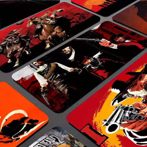 Red Dead Redemption 2 Funny Large Gaming Mouse Pad XL Locking Edge Size For Keyboards Mat Mousepad For Boyfriend Gift