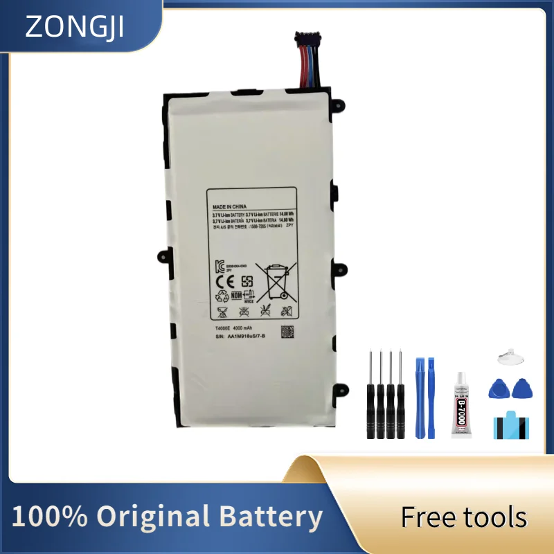 بطارية جديدة 4000mAh T4000E بطارية بديلة لجهاز جالاكسي تاب اللوحي 3 7.0 T211 T210 T215 T210R T217A SM-T210R T2105 P321