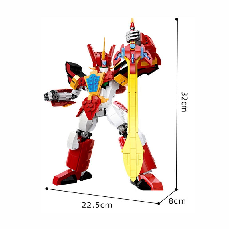 IN VOORRAAD 58033 1126 stks MOC Technische Anime Robot Granzort Bouwstenen Bricks Model Assembleren Kind Speelgoed Verjaardagscadeau Set