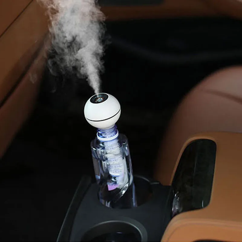 Magic wand humidifier mini portable car travel humidifier water bottle air purification spray water rechargeable