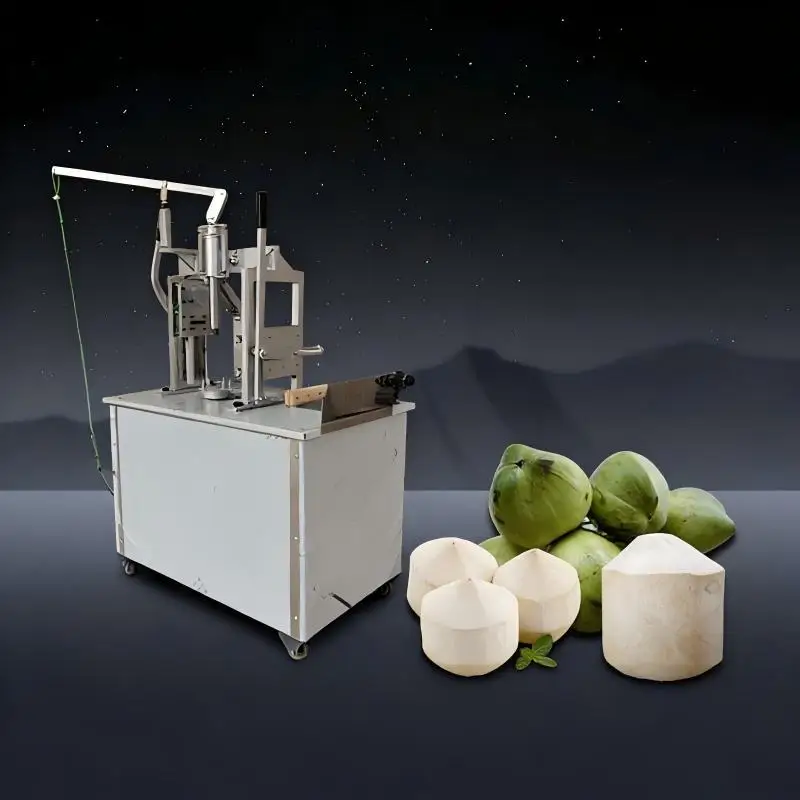 FOODLINE Coconut Machine Automatic Coconut Husking Machine For Fresh Coconut Supply Business Time Saving Processing Tool
